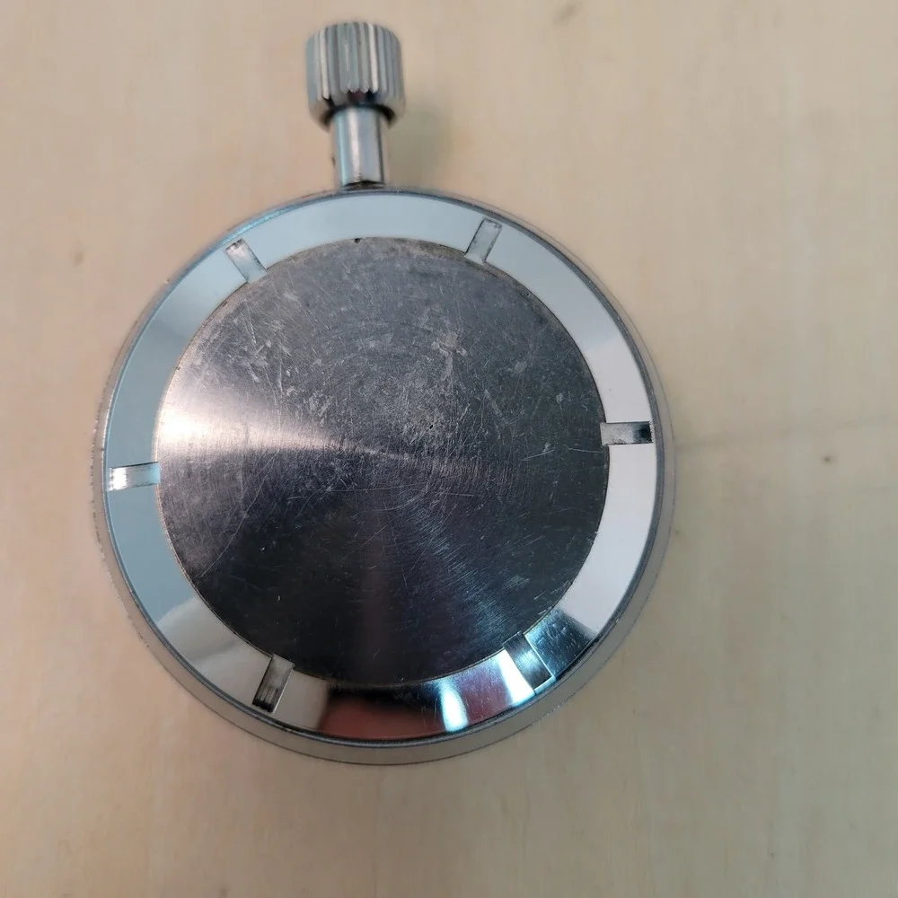 Vintage Evans Unis‎ stopwatch Model F with green and red scales